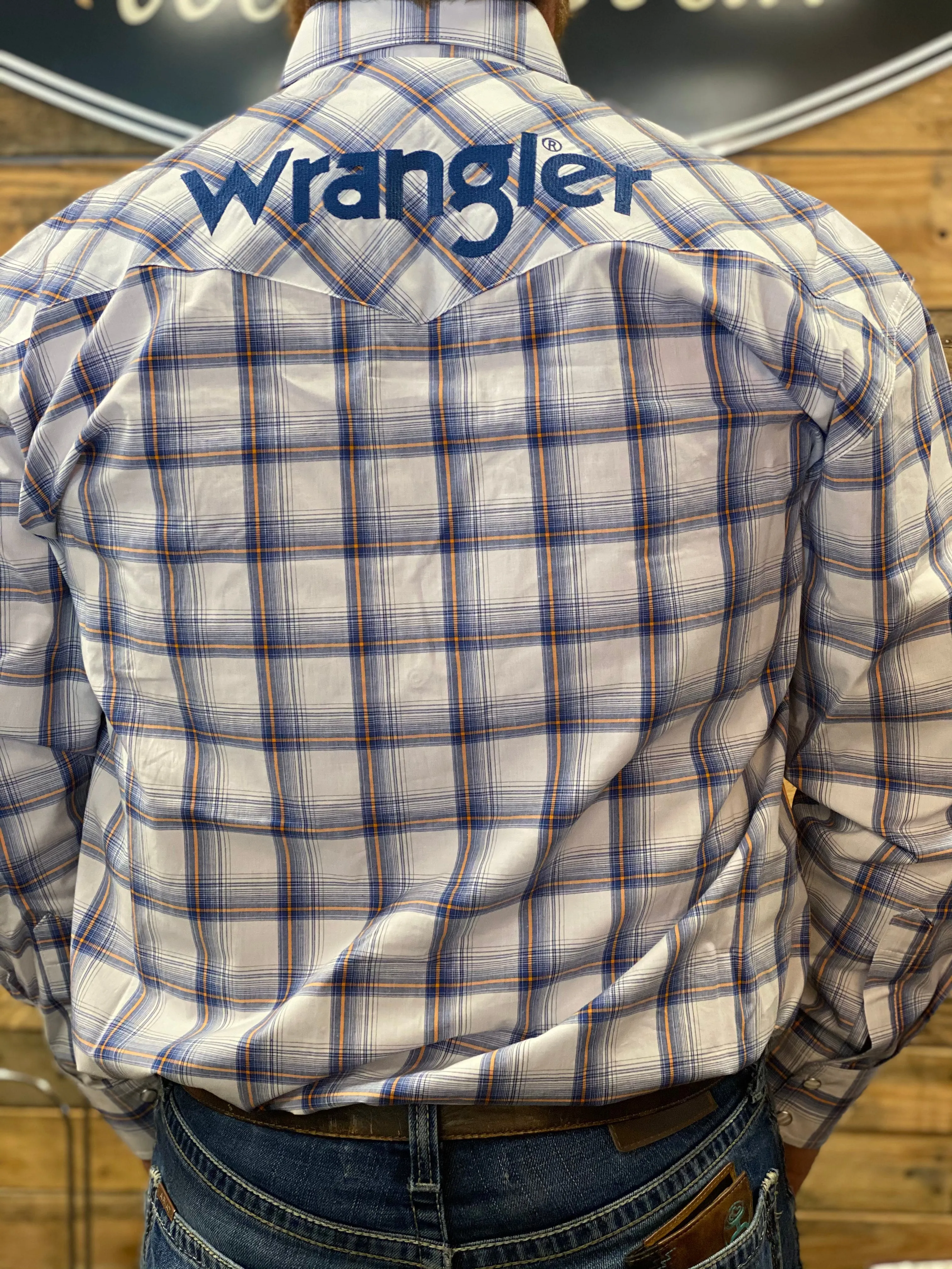 112317123- Wrangler Men's Pearl Snap Shirt