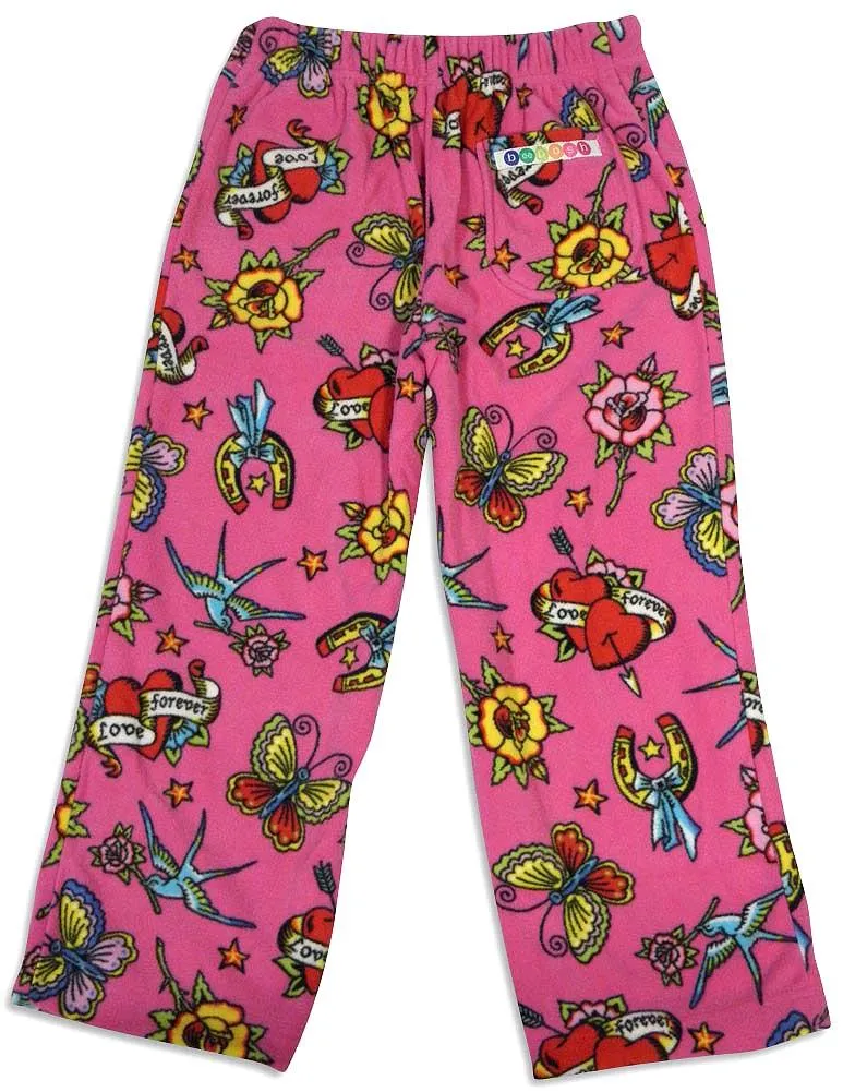 Bee Posh Girls and Ladies / Womens Cozy Fleece Pajama Lounge Sleep Pant, 25510