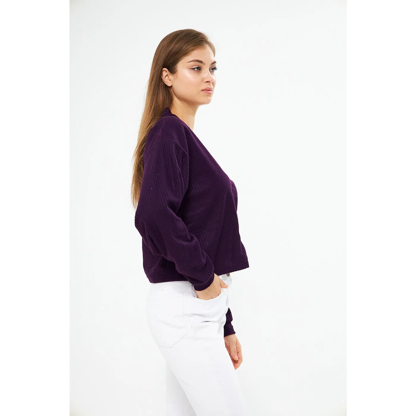 Blackcurrant Jacket Cardigan