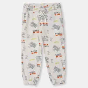 Boys Pajama Call Us Dino - Off-White