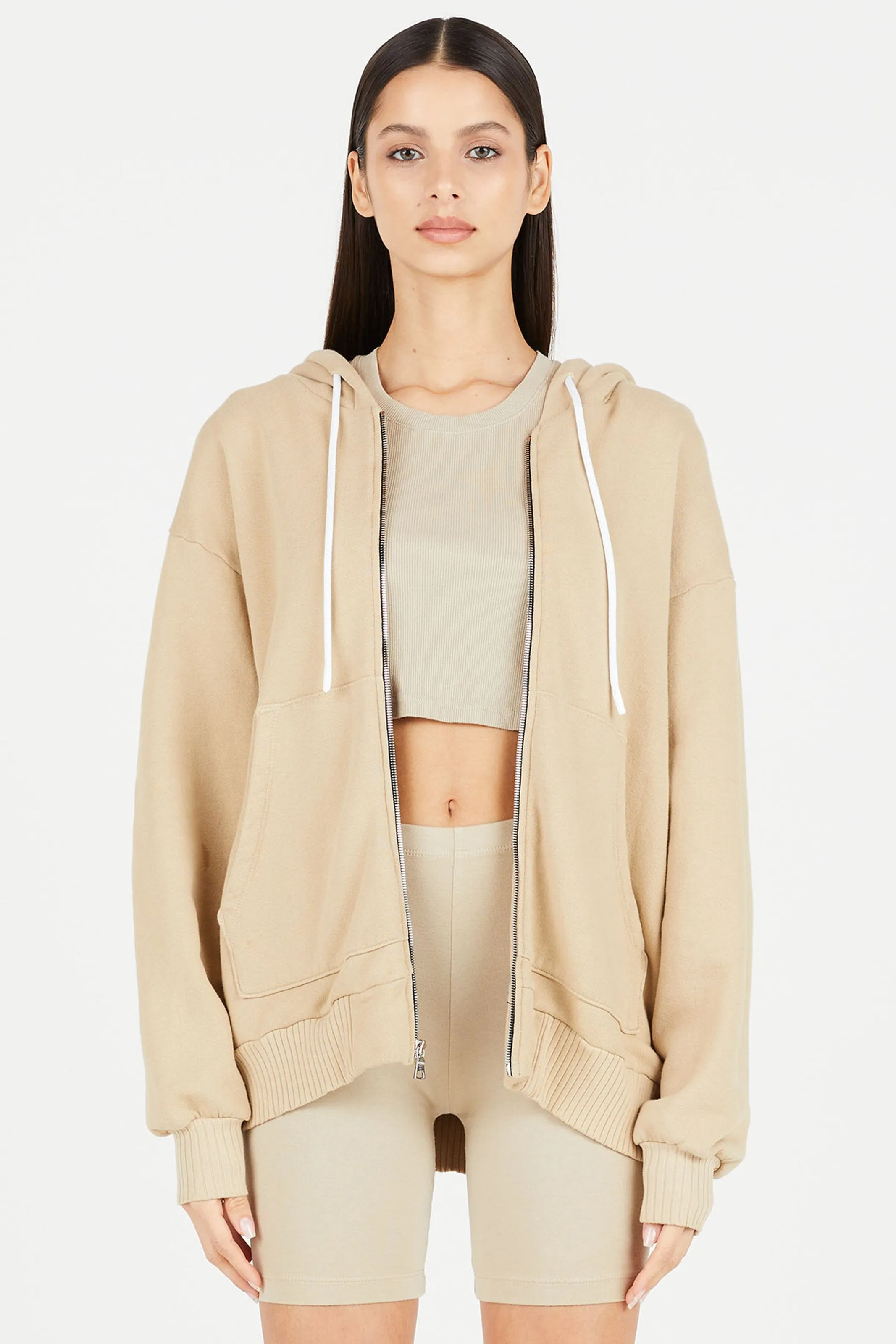 Brooklyn Oversized Zip Hoodie