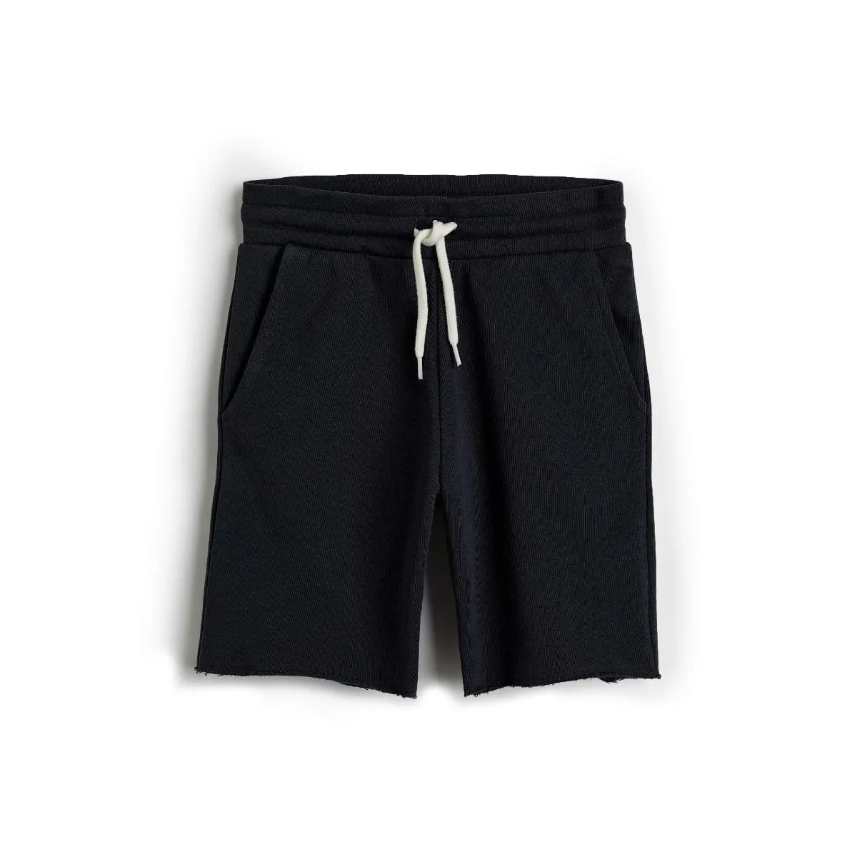 Eco Outfitters Organic Cotton Drawstring Sweat Shorts  - Black