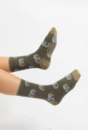 Elephant Organic Cotton Socks