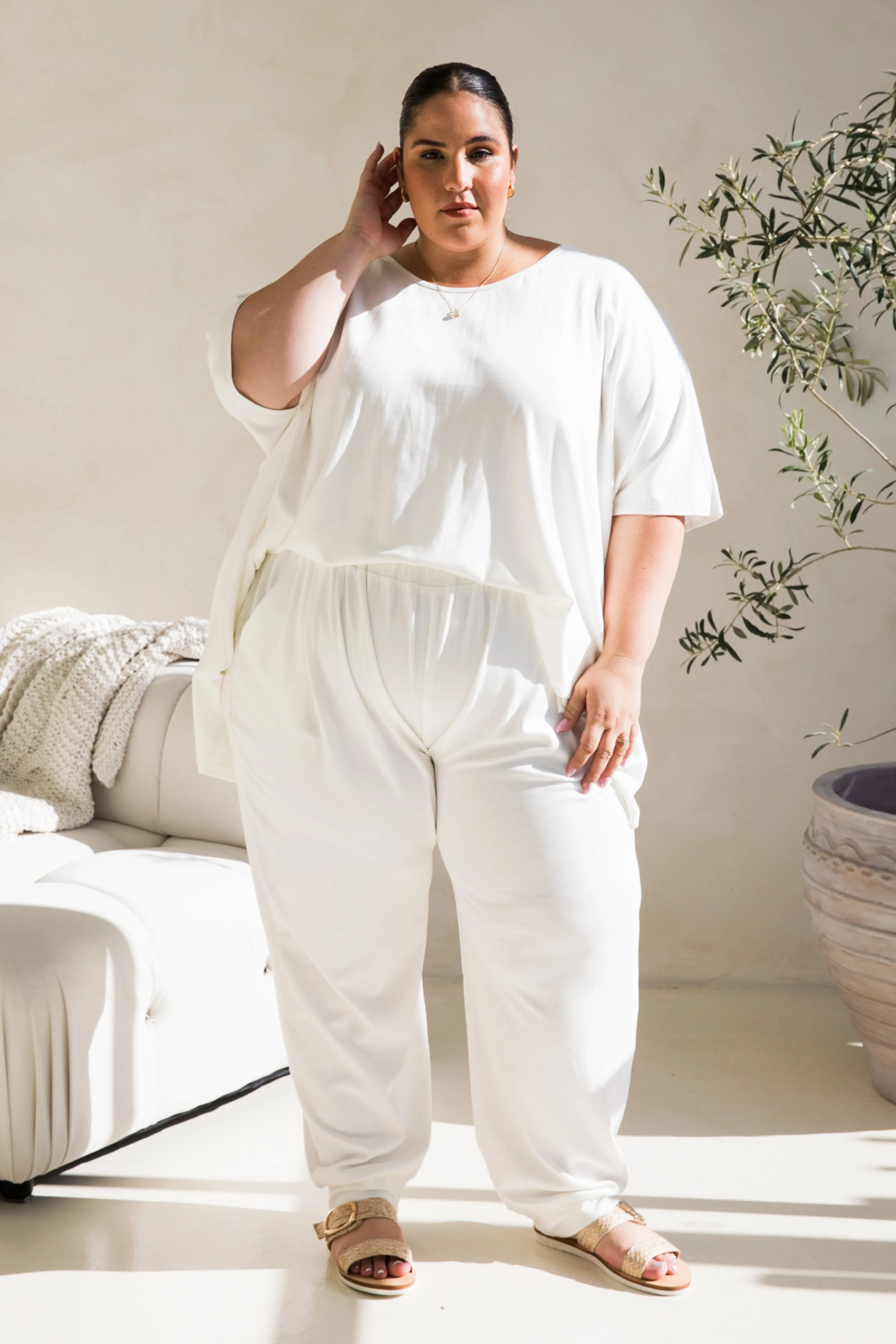 Everyday Lounge Pant | White