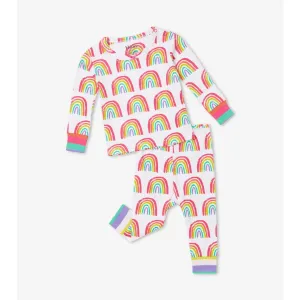 Hatley Organic Baby Pajama Set - Pretty Rainbows