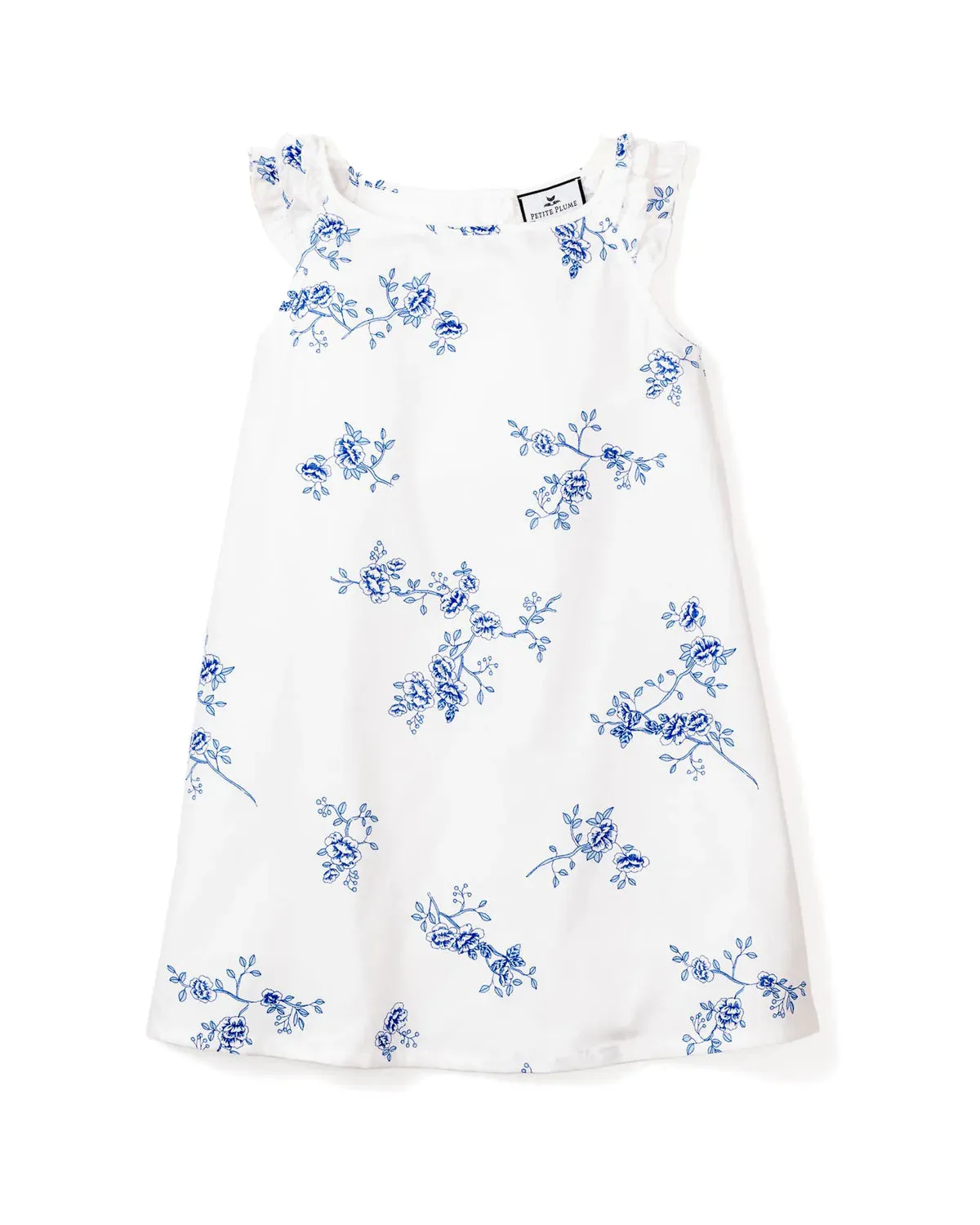 Indigo Floral Amelie Nightgown