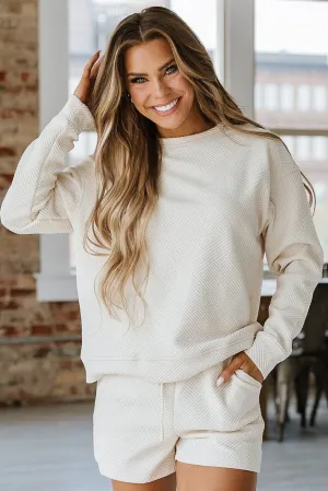 Kelly Textured Long Sleeve Lounge Set | S-2XL | PRE ORDER