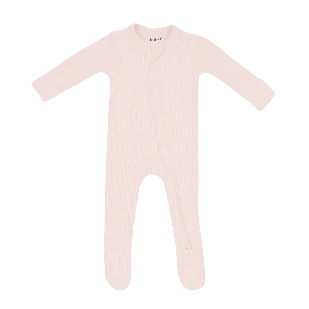 Kyte Baby - Ribbed Footie - Blush