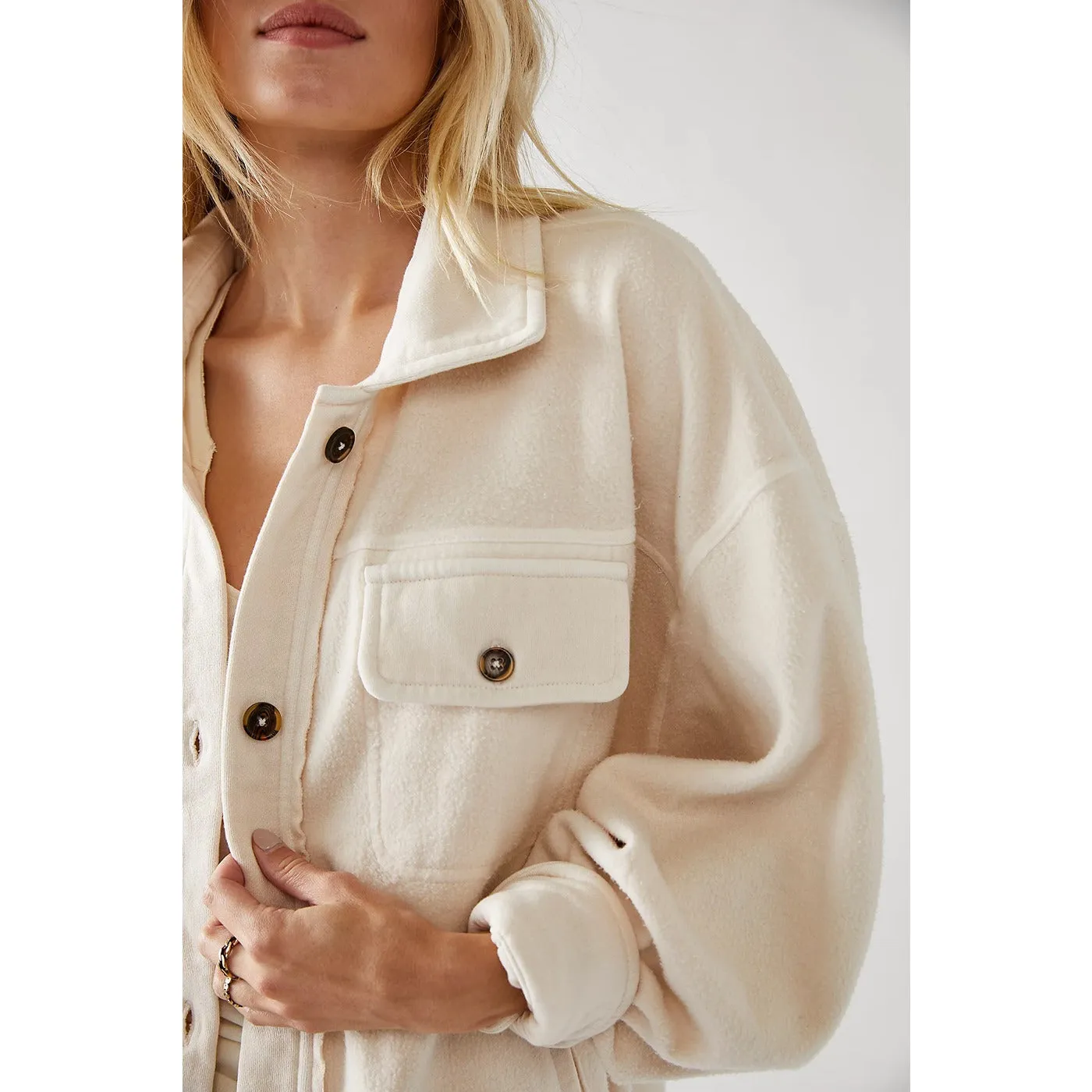 Light Oversized Shirt Jacket