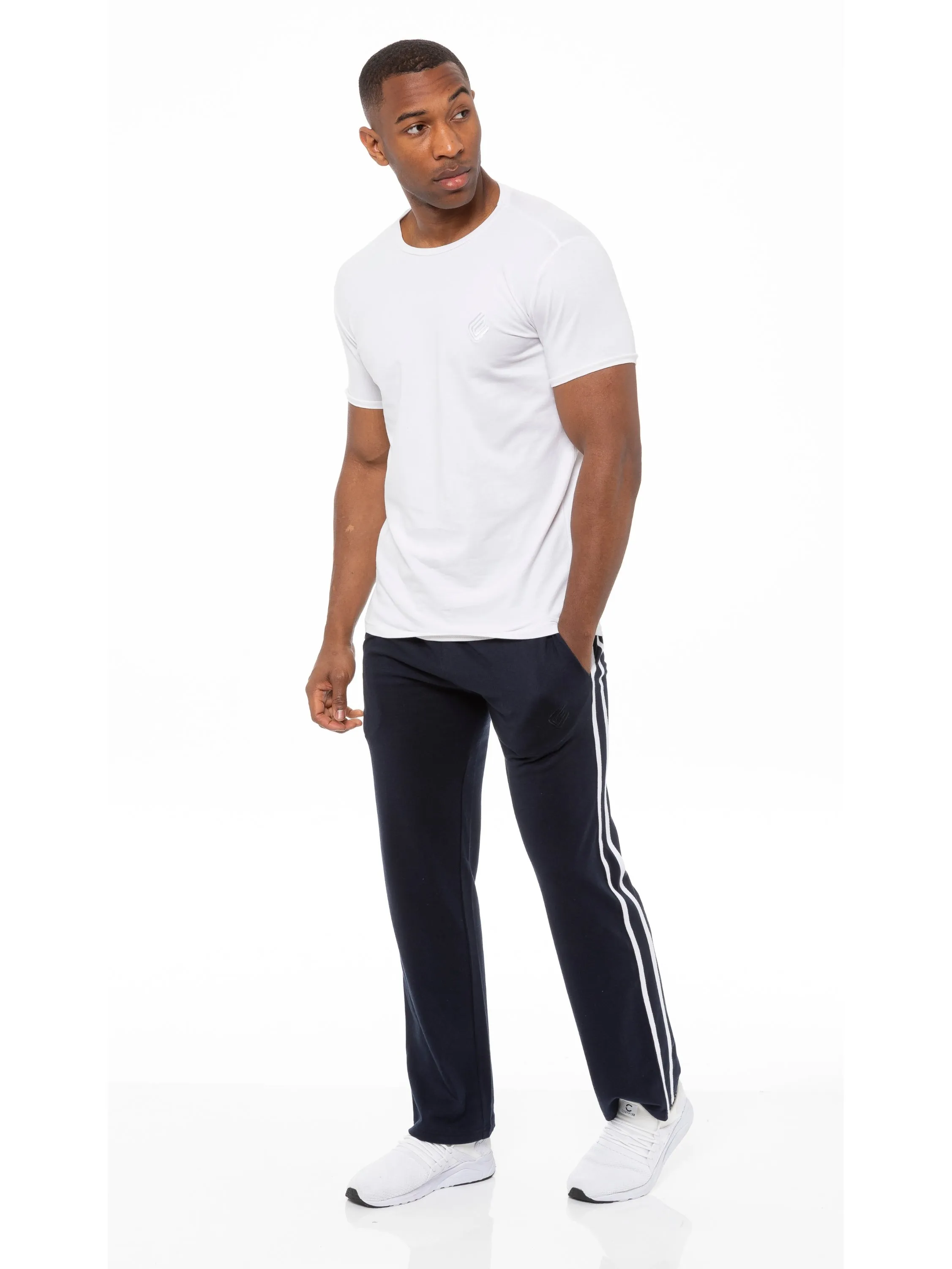 Mens Casual Striped Pyjama Lounge Pants | ENZO Designer Menswear