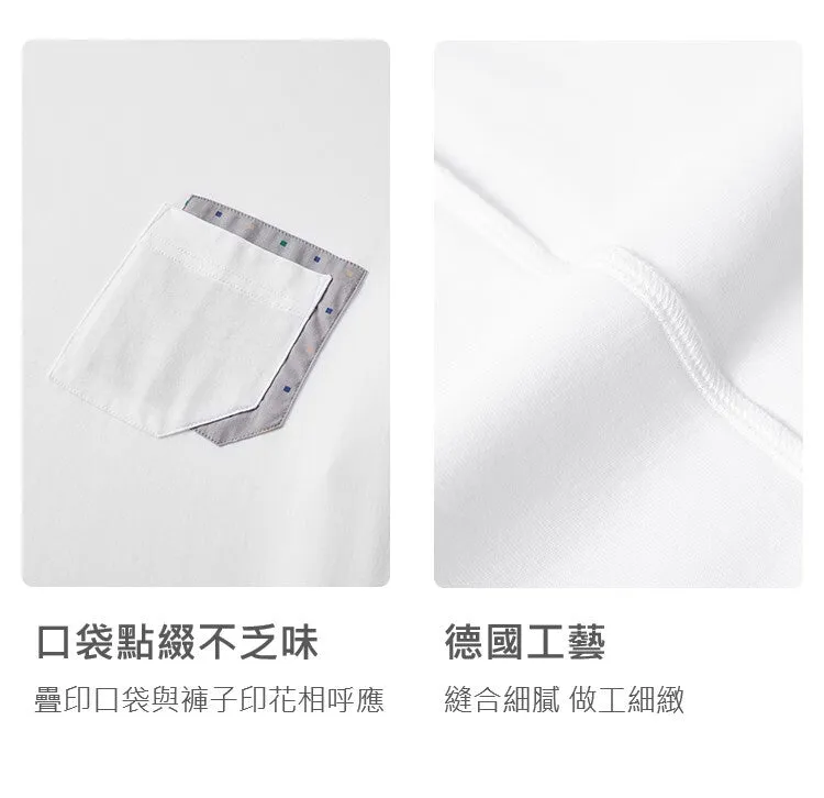 Men/Women/Couple's Pure Cotton Short Sleeved Sleepwear Set