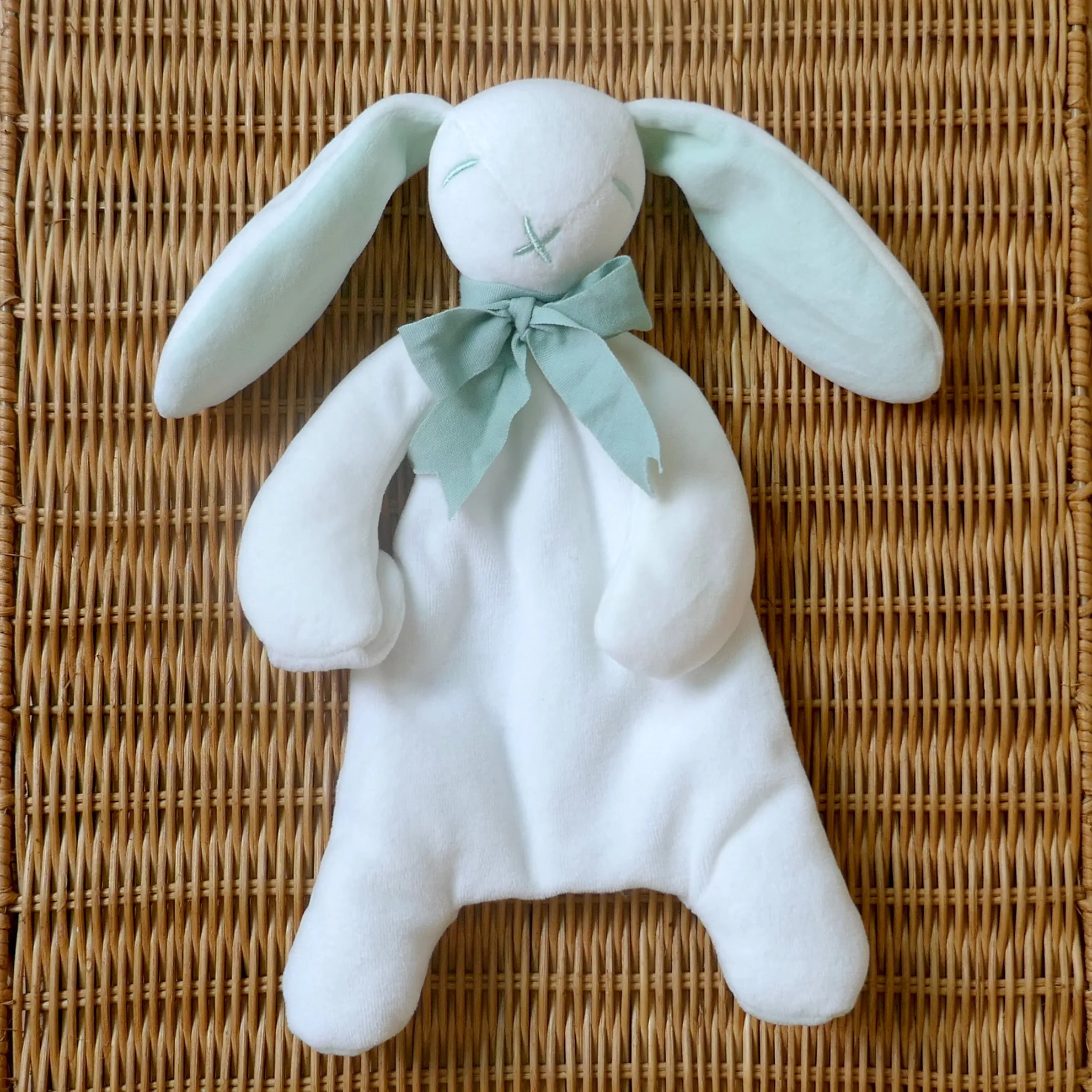 Mint Bunny Comforter Toy - Eco Friendly - Baby Gift Boxed - Limited Edition