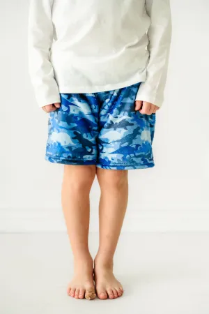 Plush Boy Shorts-Camo Dino