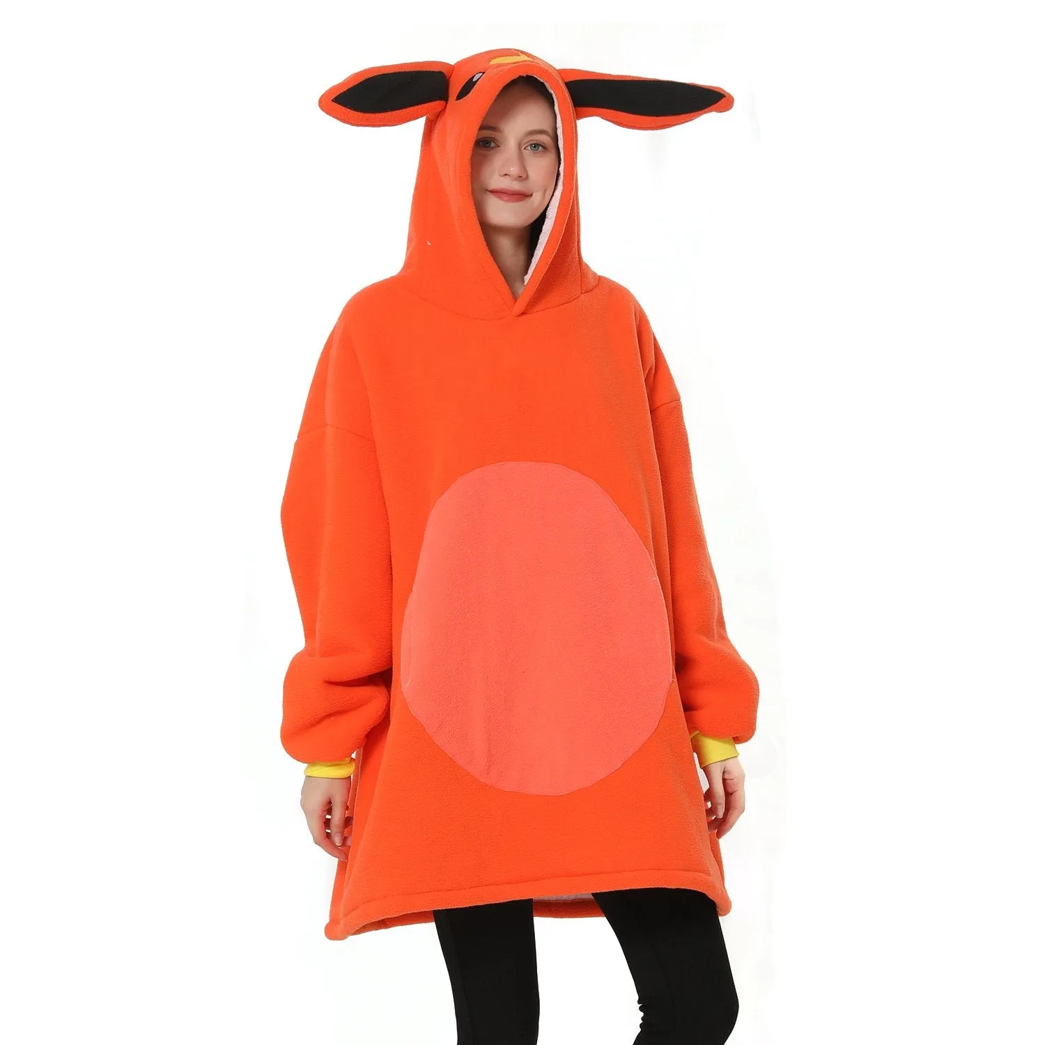 Pokémon Flareon Keep Warm Hoodie Wearable Costume Cozy Cartoon Lazy TV Blanket