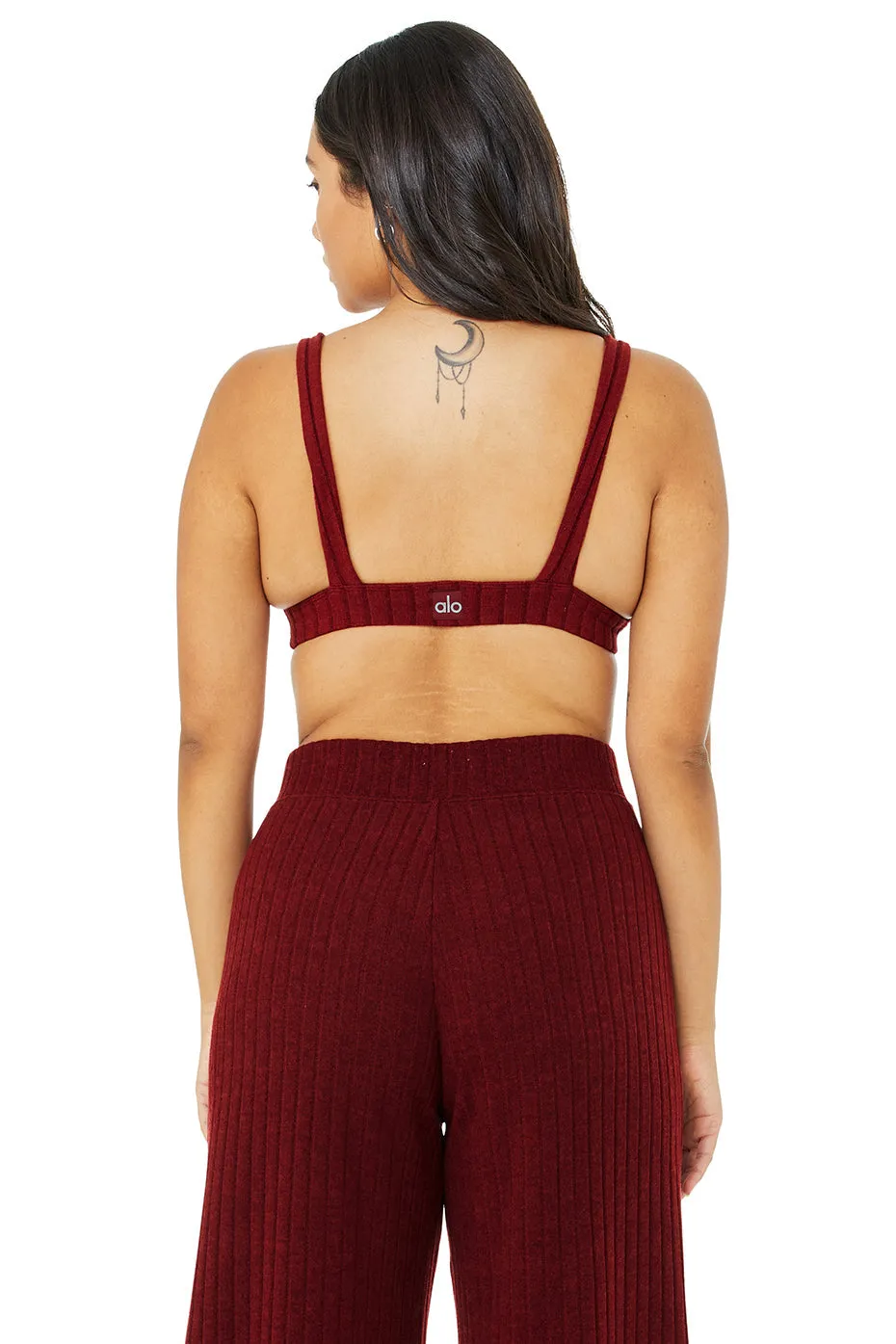 Ribbed Take Comfort Bra - Cranberry