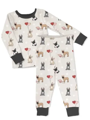 Sweet P Baby Co. 2 Piece PJ Set - Puppy Love