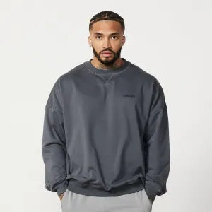 Vanquish Essential Denim Blue Oversized Sweatshirt