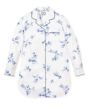 Women's Indigo Floral Nightshirt